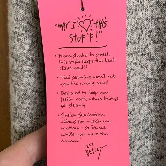 Betsey Johnson Performance Cowl Neck L/S - Picture 9 of 9